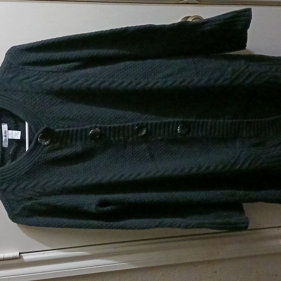 Style and co. Women's Small button-down knit sweater - Picture 3 of 4